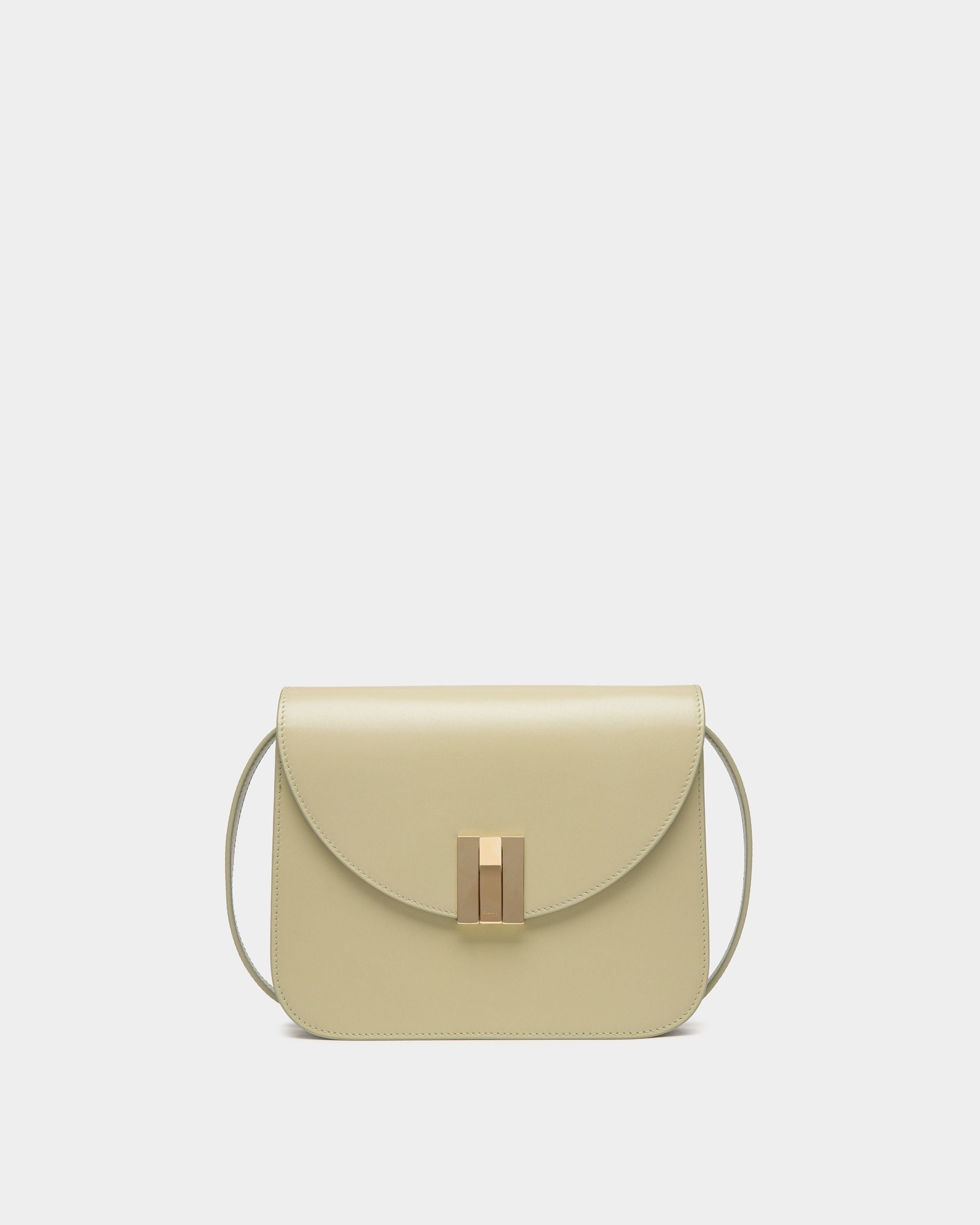 Sac À Bandoulière Ollam En Cuir Light Green - Femme - Bally - 01