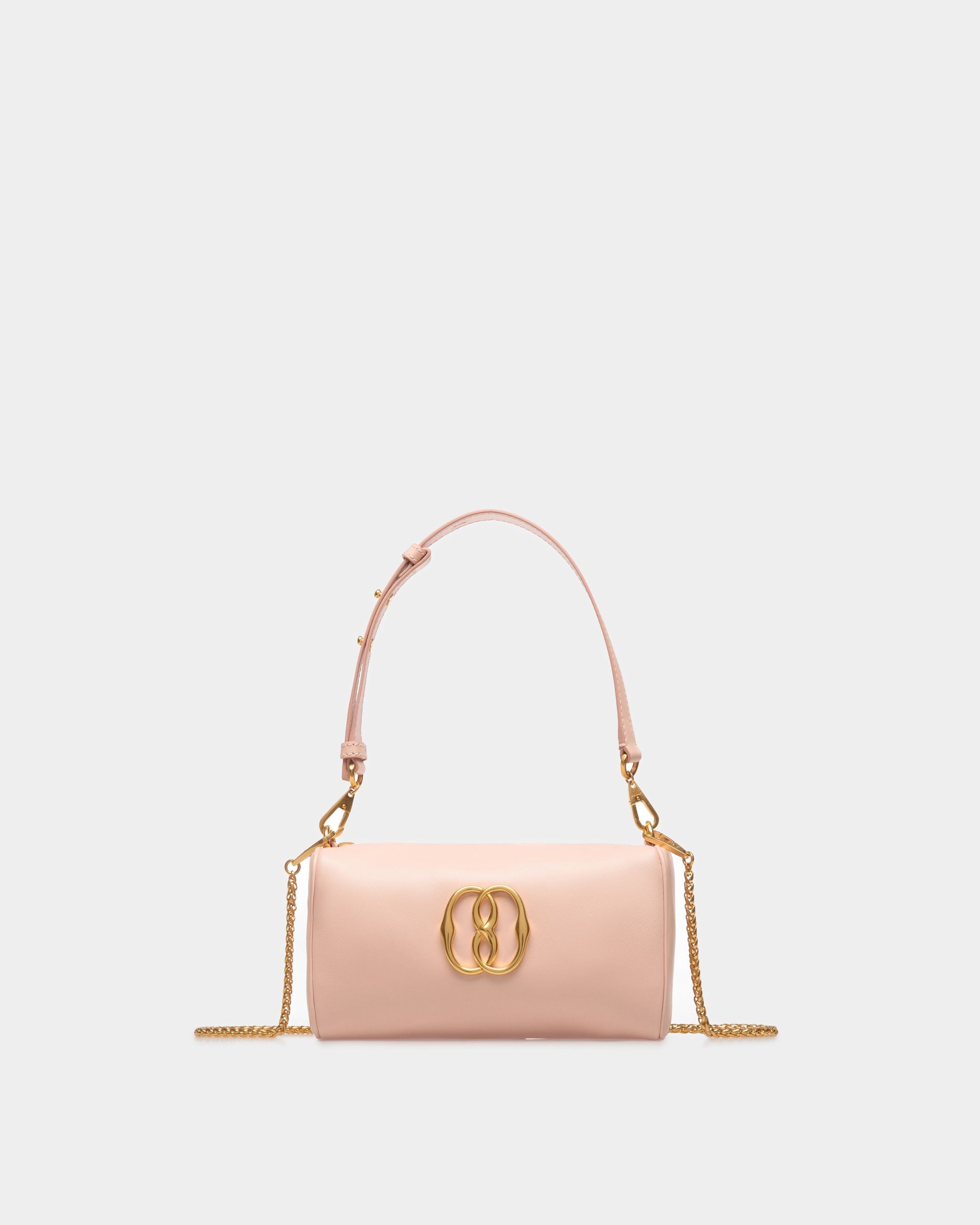 Mini-Sac Emblem En Cuir Rose - Femme - Bally - 01