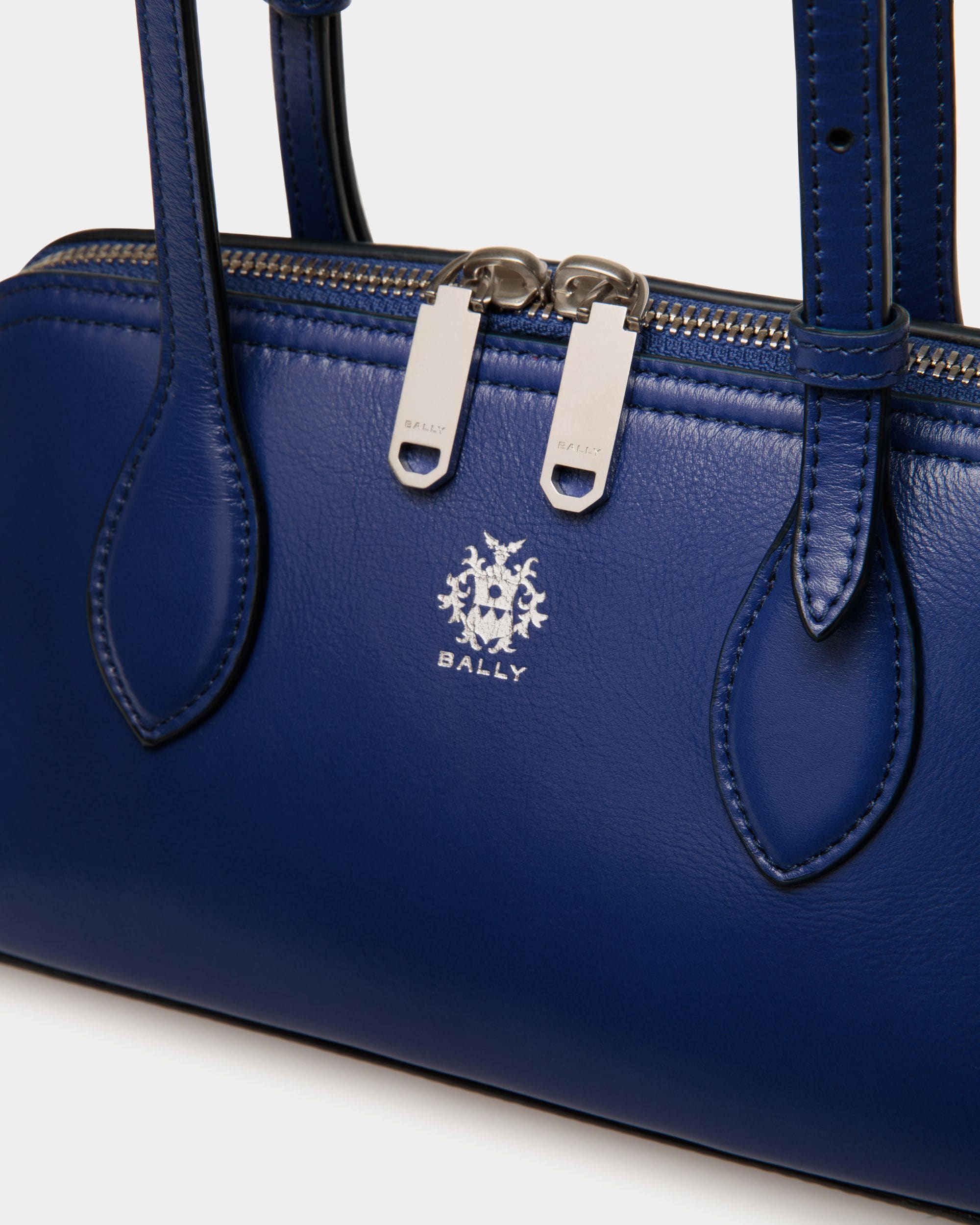 Minisac Ray En Cuir Bleu - Femme - Bally - 05