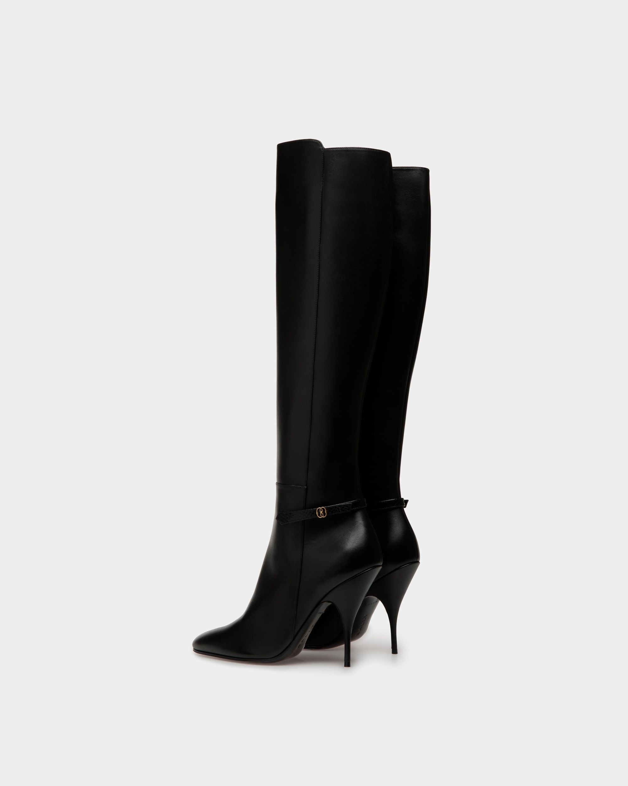 Bottes Paulina En Cuir Noir - Femme - Bally - 04