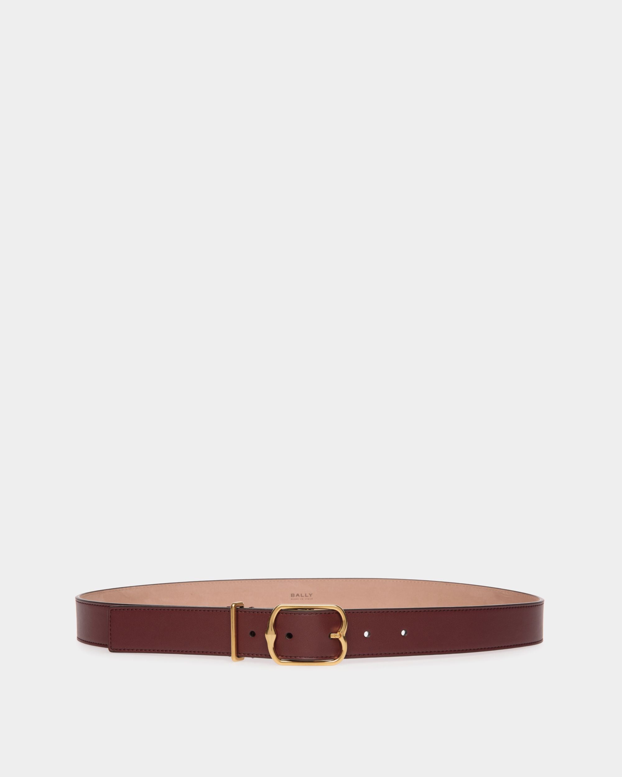 Ceinture Emblem 30 mm En Cuir Andorra - Femme - Bally - 01