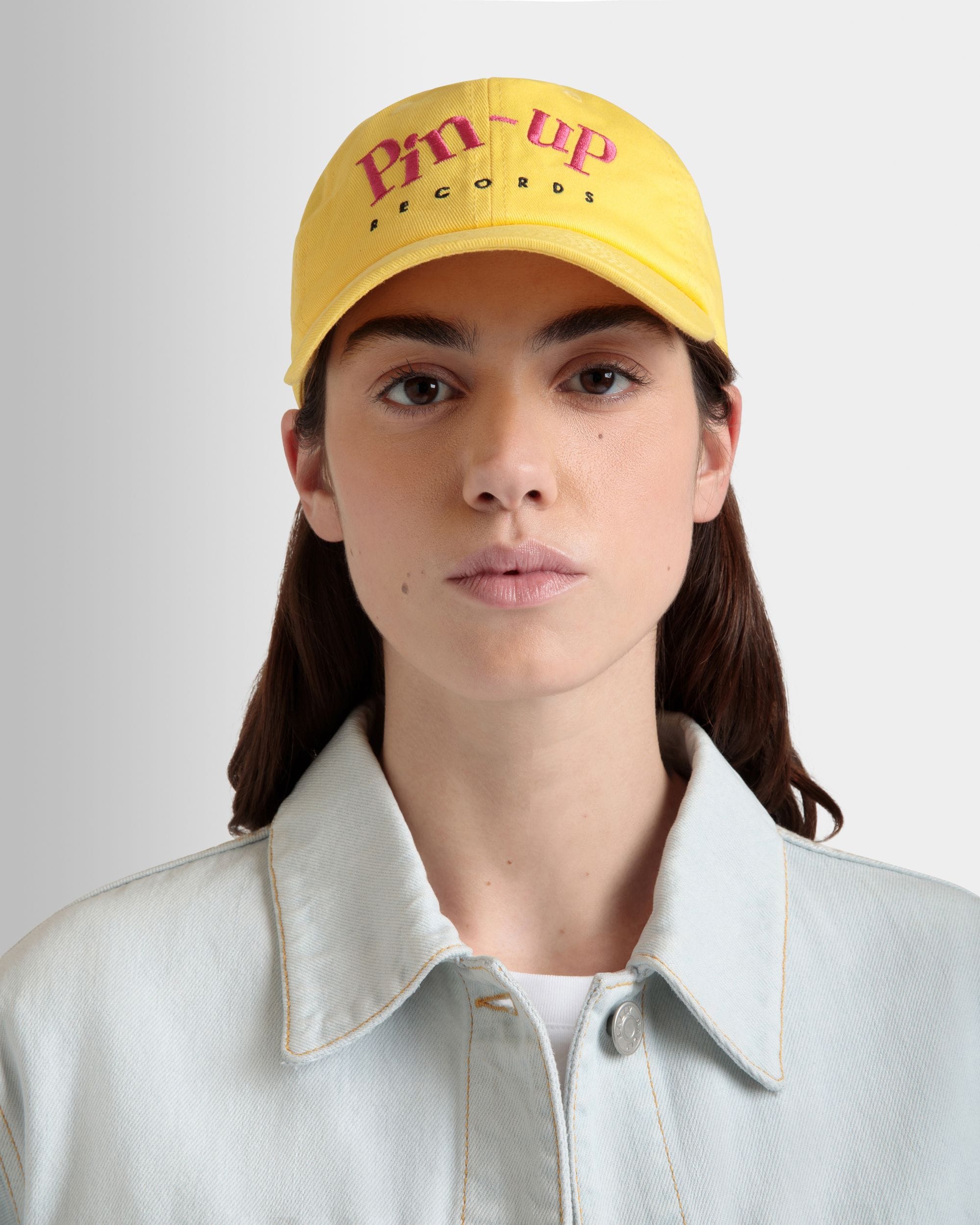 Casquette De Baseball DJ Leo Mas X Bally En Coton Jaune - Femme - Bally - 02