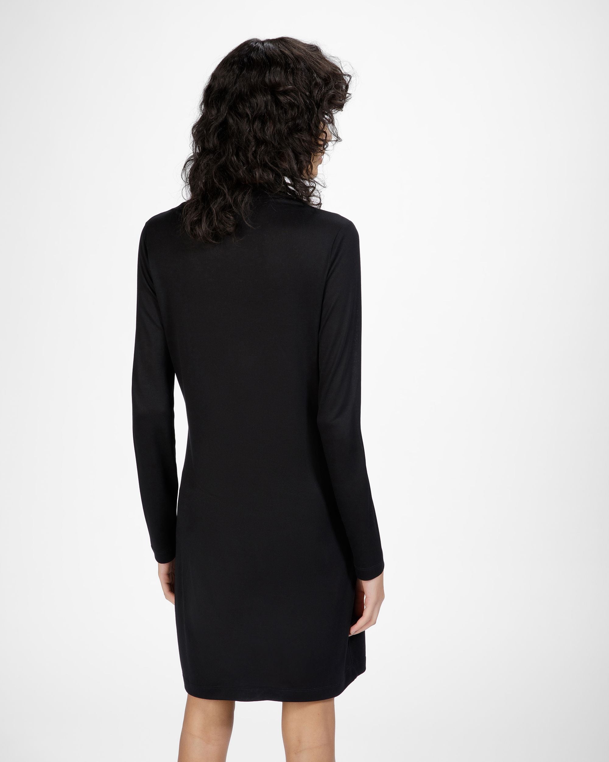 Robe En Lyocell Noir - Femme - Bally - 02