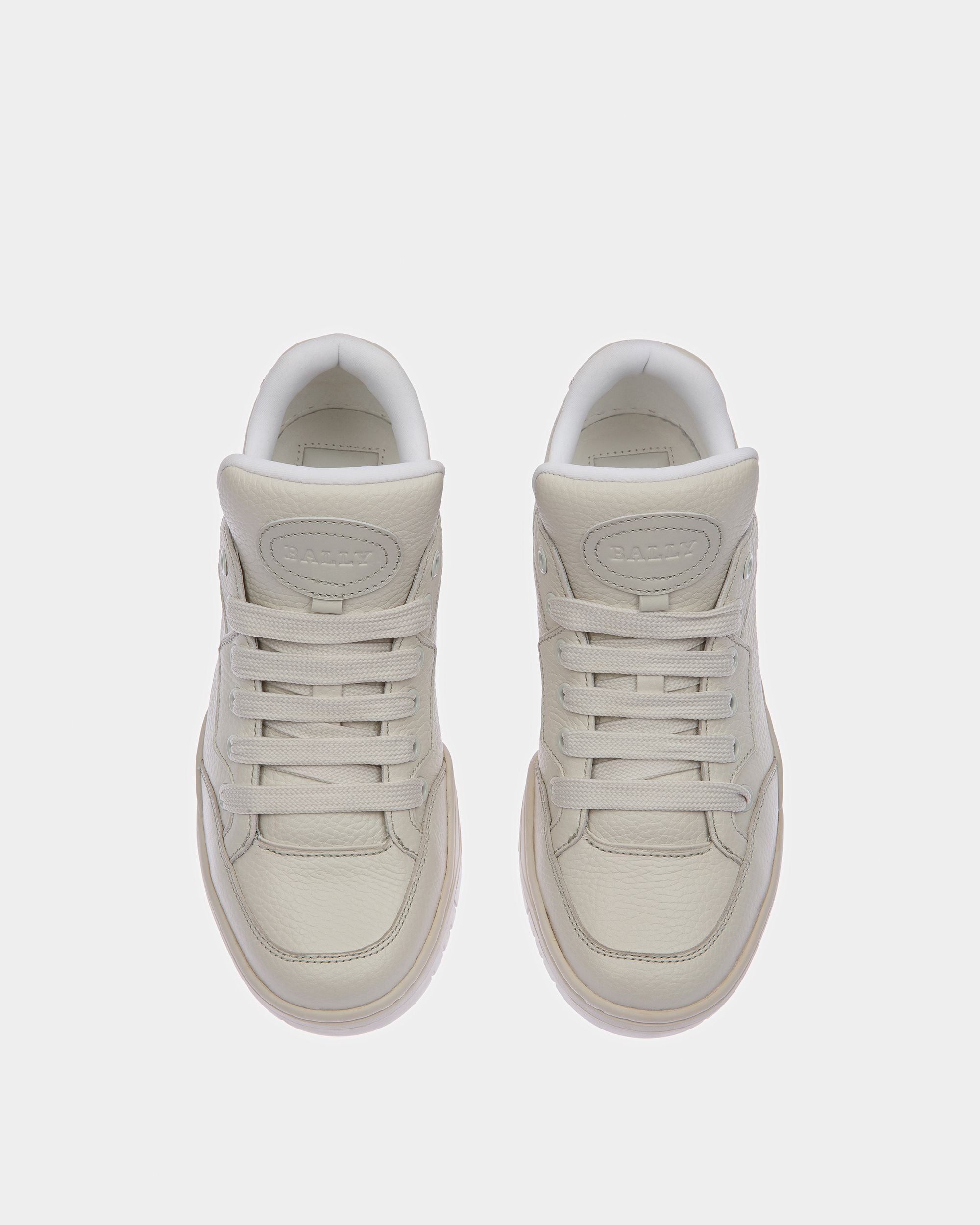 Kiro Sneakers En Cuir Blanc Poussière - Femme - Bally - 02