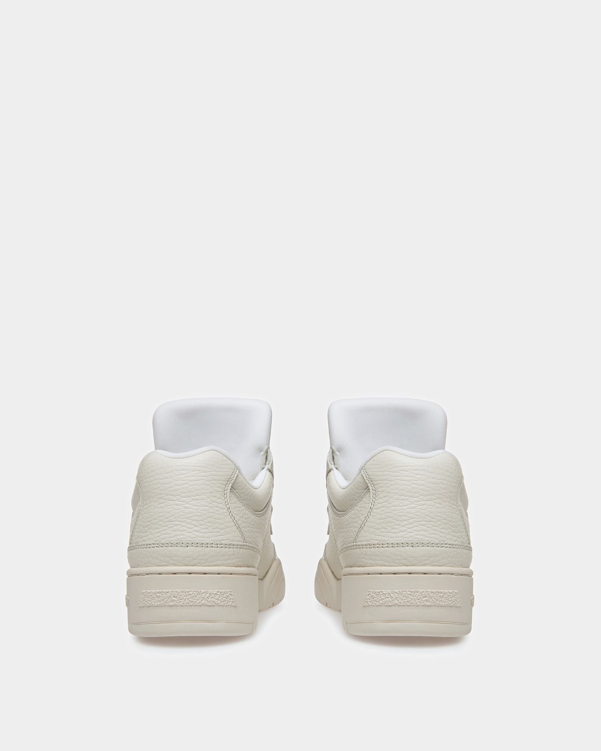 Kiro Sneakers En Cuir Blanc Poussière - Femme - Bally - 04