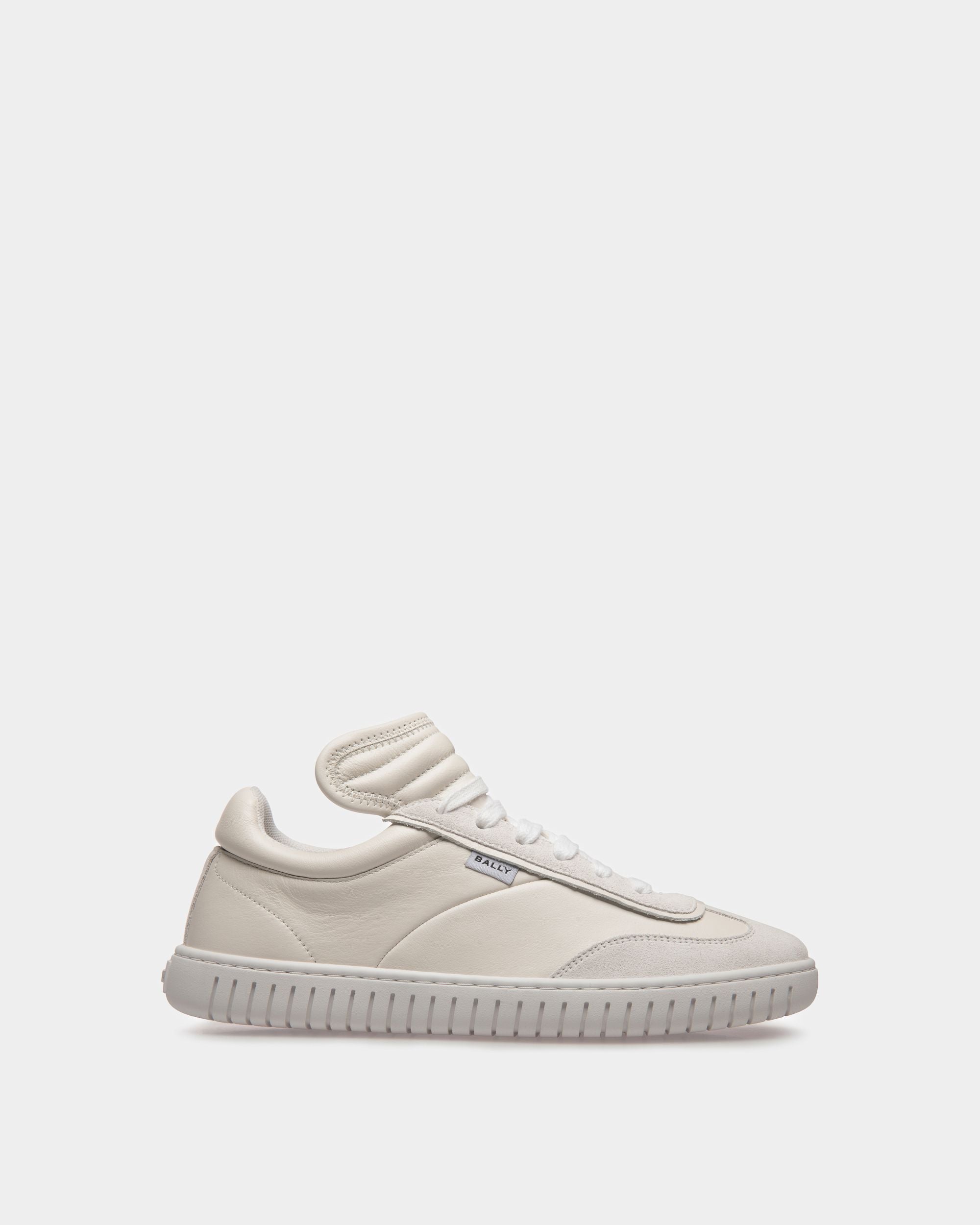 Sneakers Player En Cuir Blanc - Femme - Bally - 01