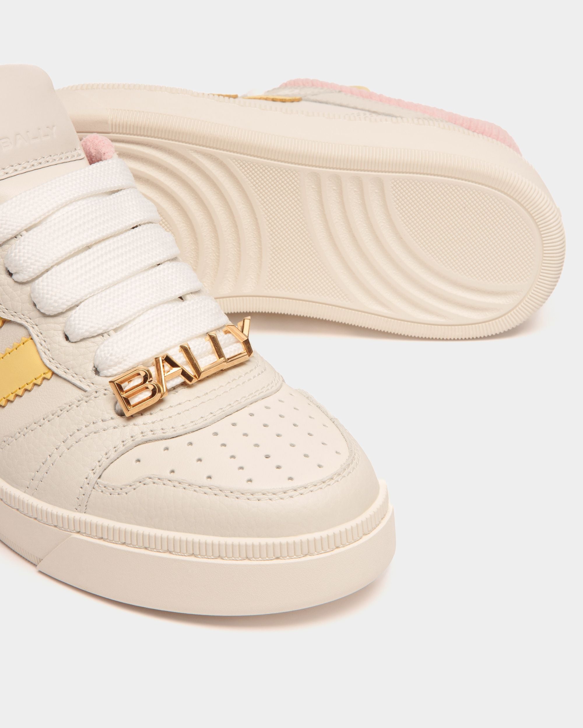 Sneaker Raise En Cuir Multicolore - Femme - Bally - 04