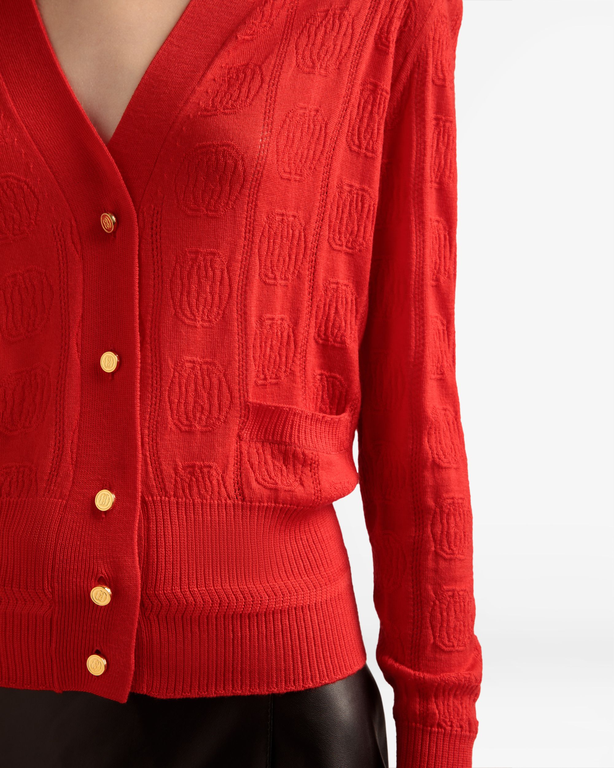 Cardigan Avec Détail En Maille - Femme - Bally - 04