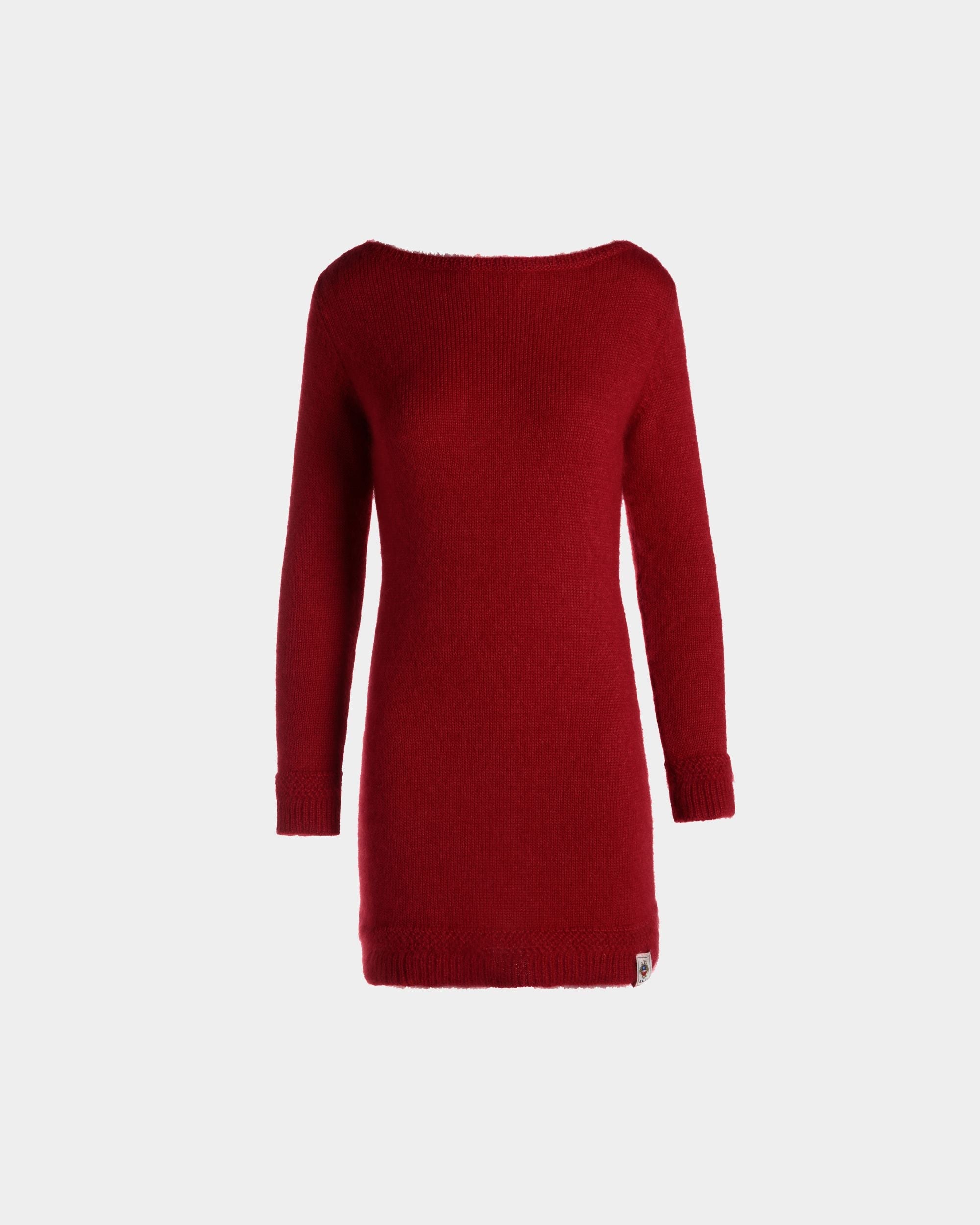 Minirobe En Mohair Et Soie Candy Red - Femme - Bally - 01