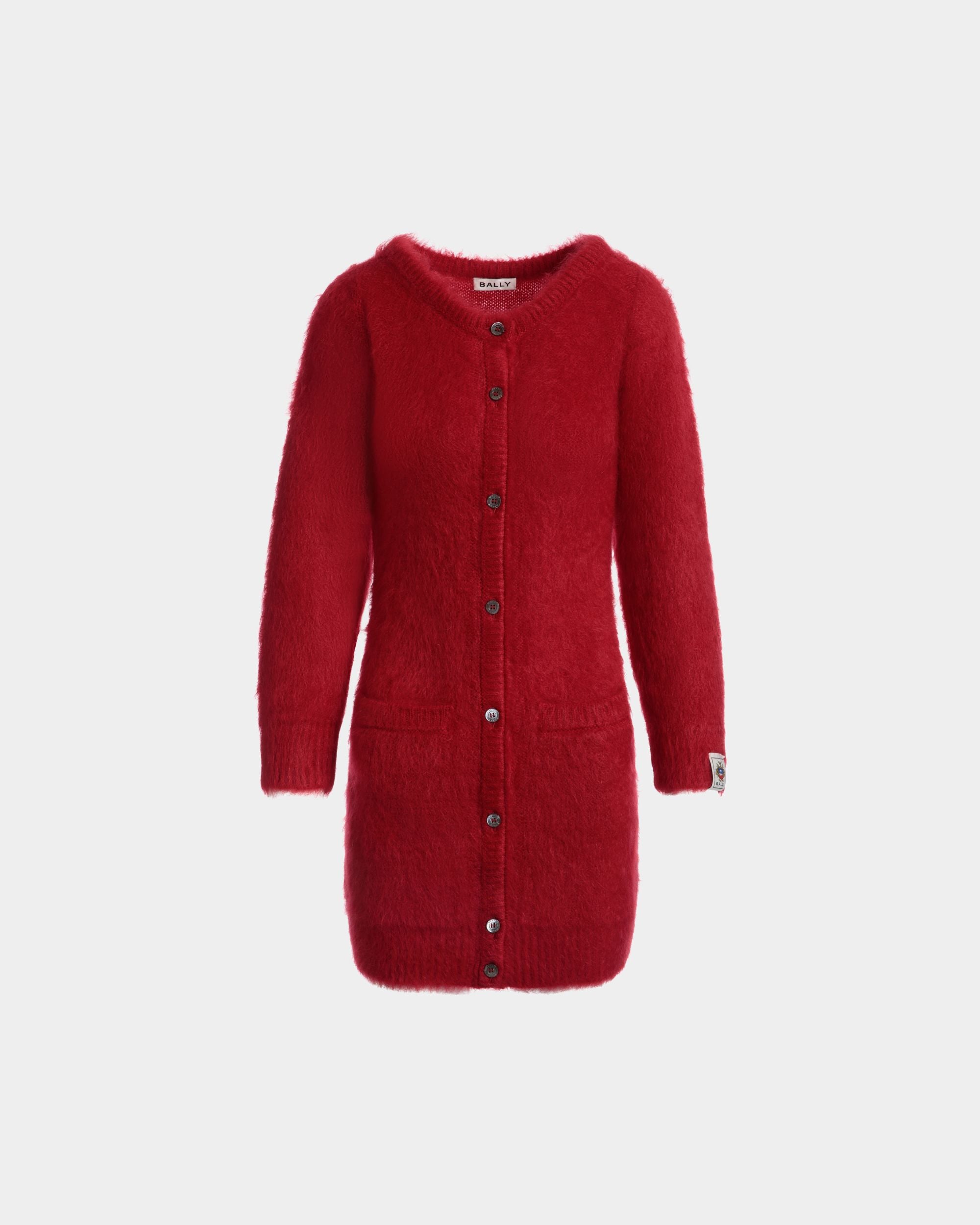 Robe En Mohair Rouge - Femme - Bally - 01