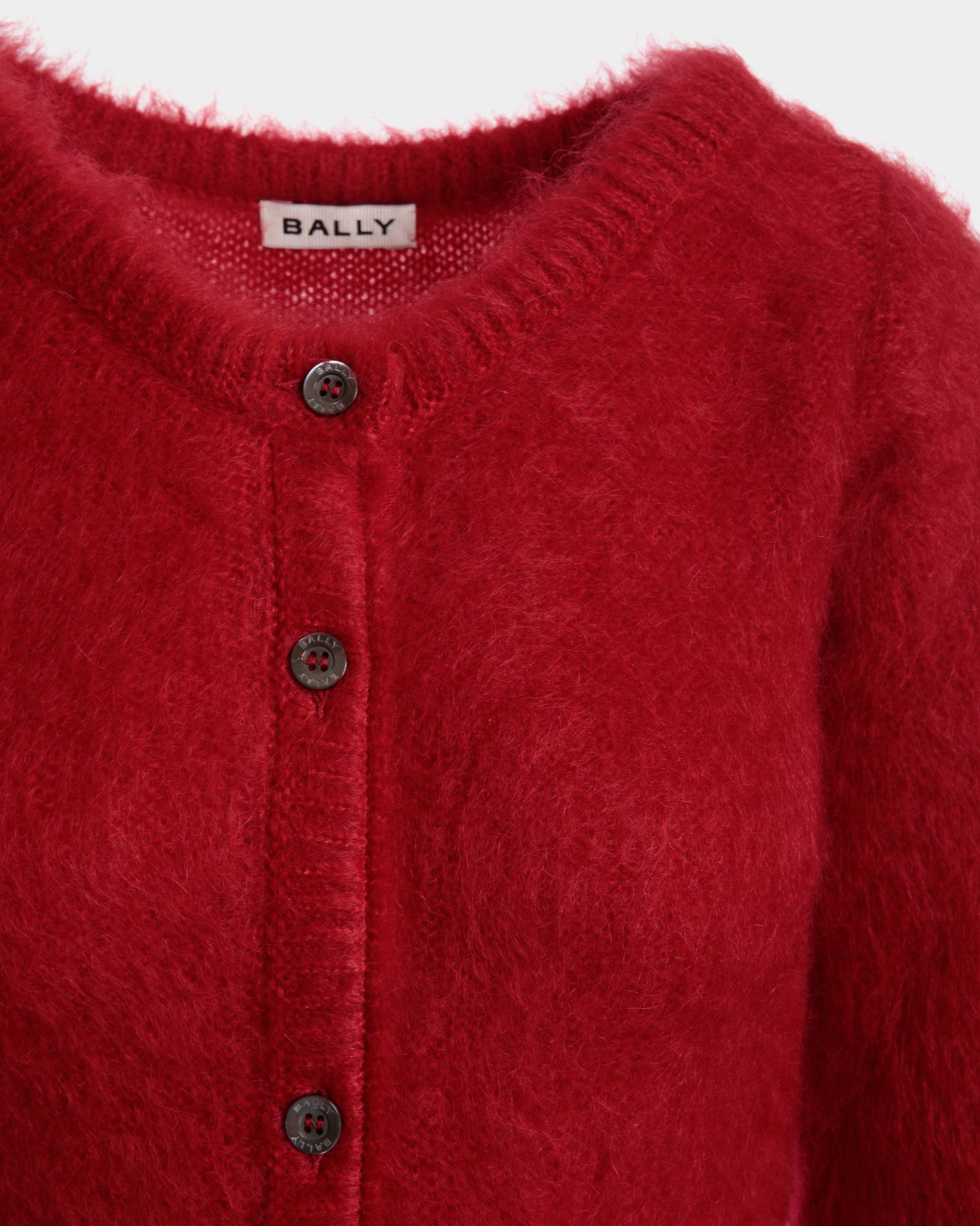 Robe En Mohair Rouge - Femme - Bally - 02