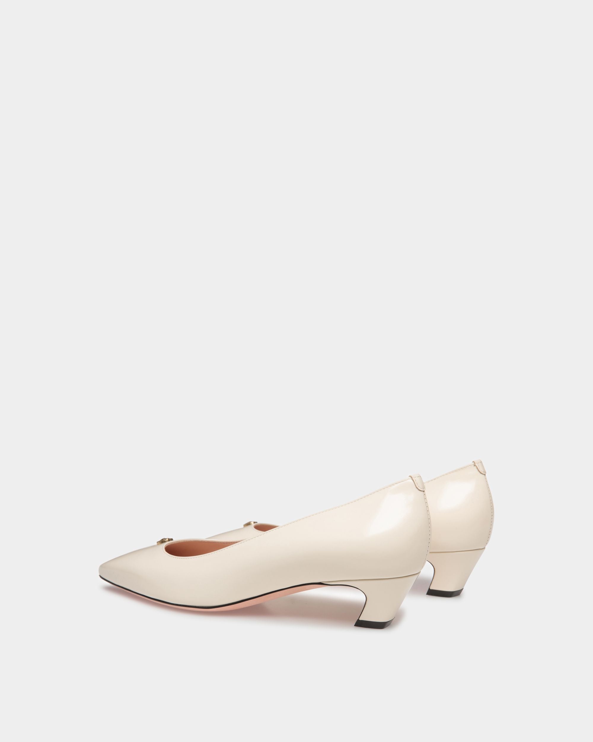 Escarpin Sylt En Cuir Blanc - Femme - Bally - 03