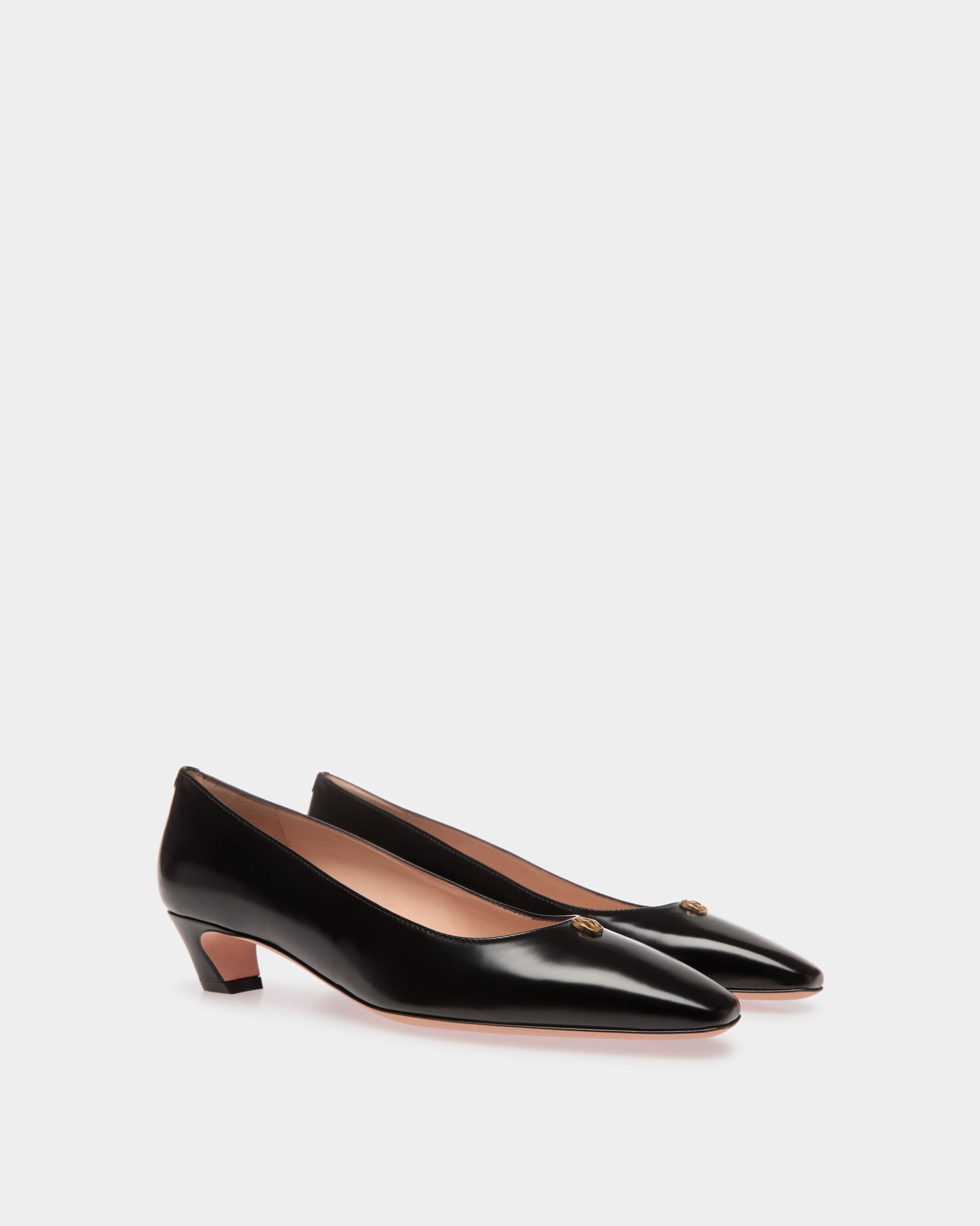 Escarpin Sylt En Cuir Noir - Femme - Bally - 02