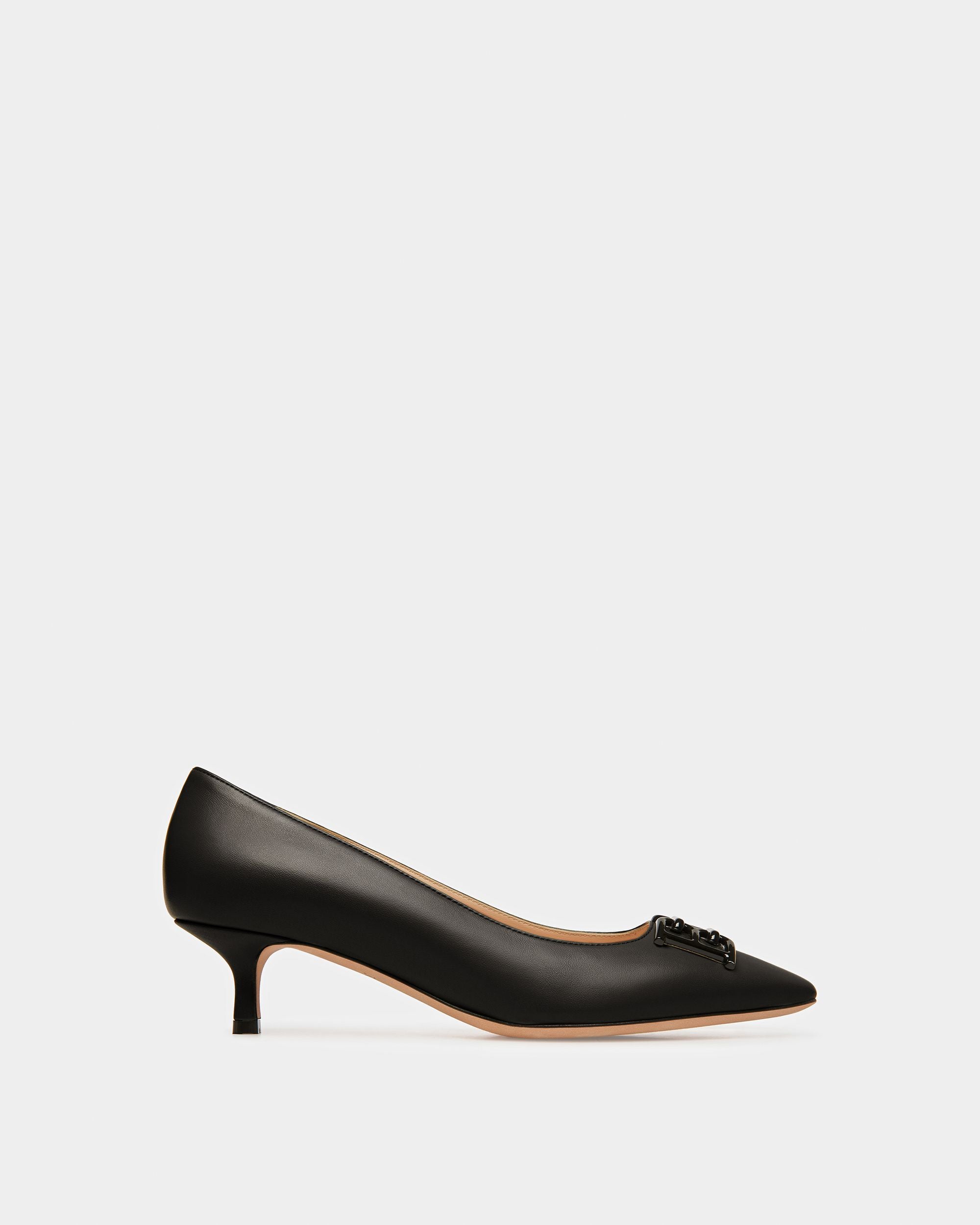 Evanca Escarpins En Cuir Noir - Femme - Bally - 01