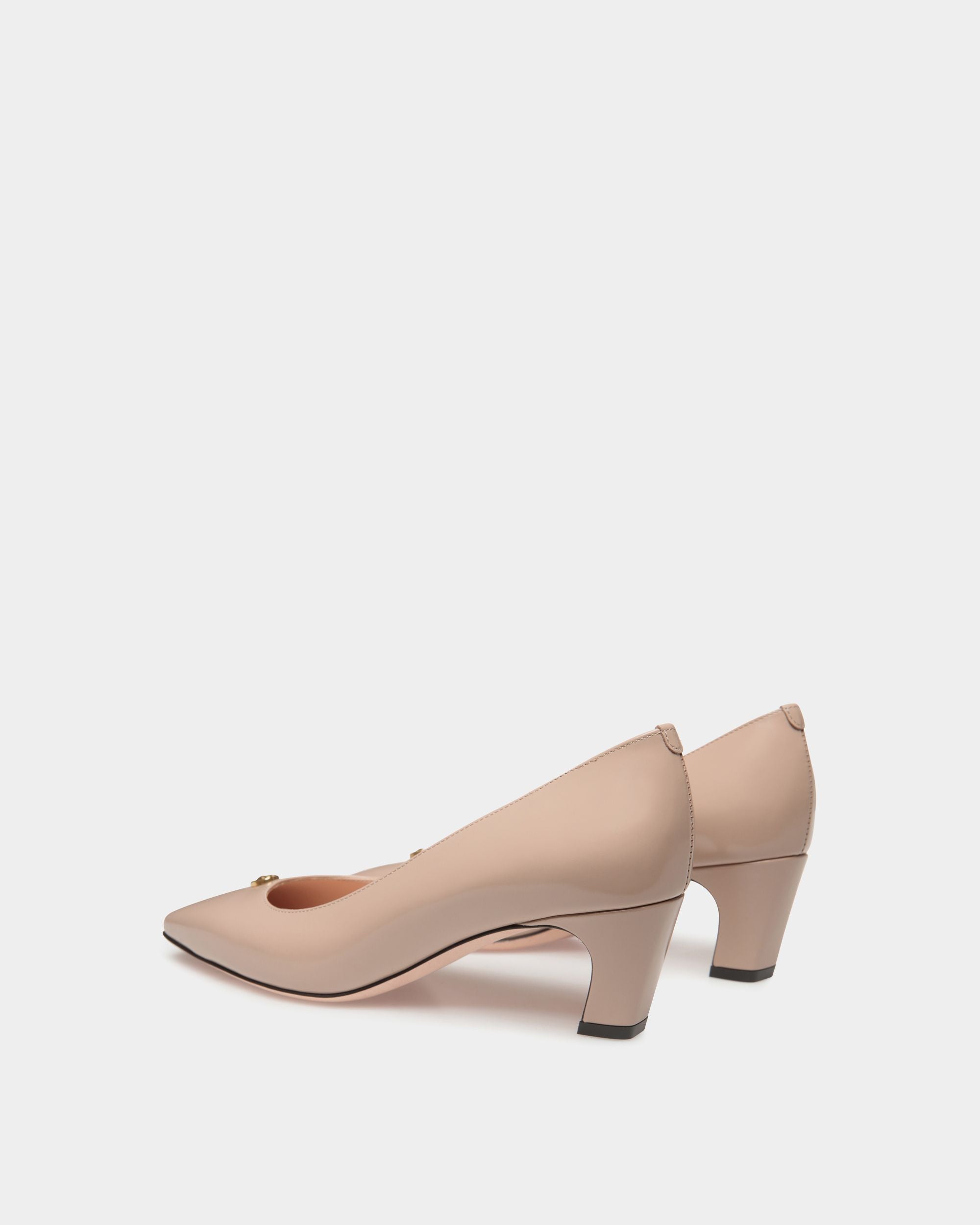 Escarpin Sylt En Cuir Brossé Light Beige - Femme - Bally - 03