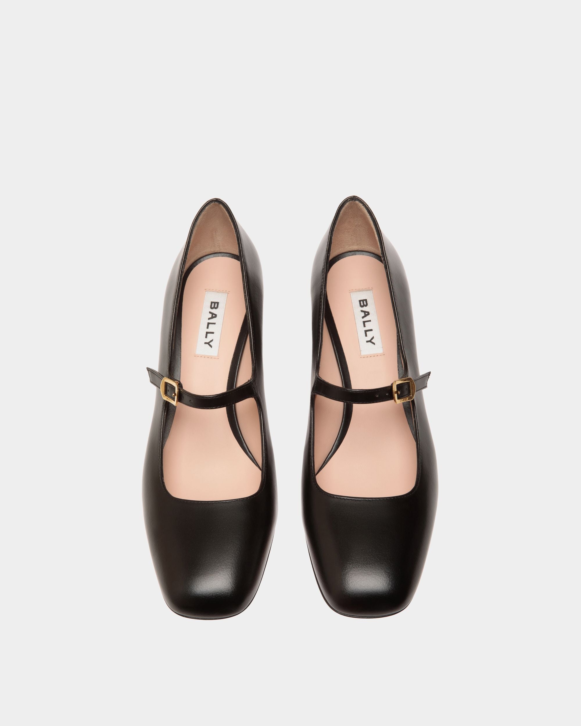 Escarpin Ballyrina En Cuir Noir - Femme - Bally - 05