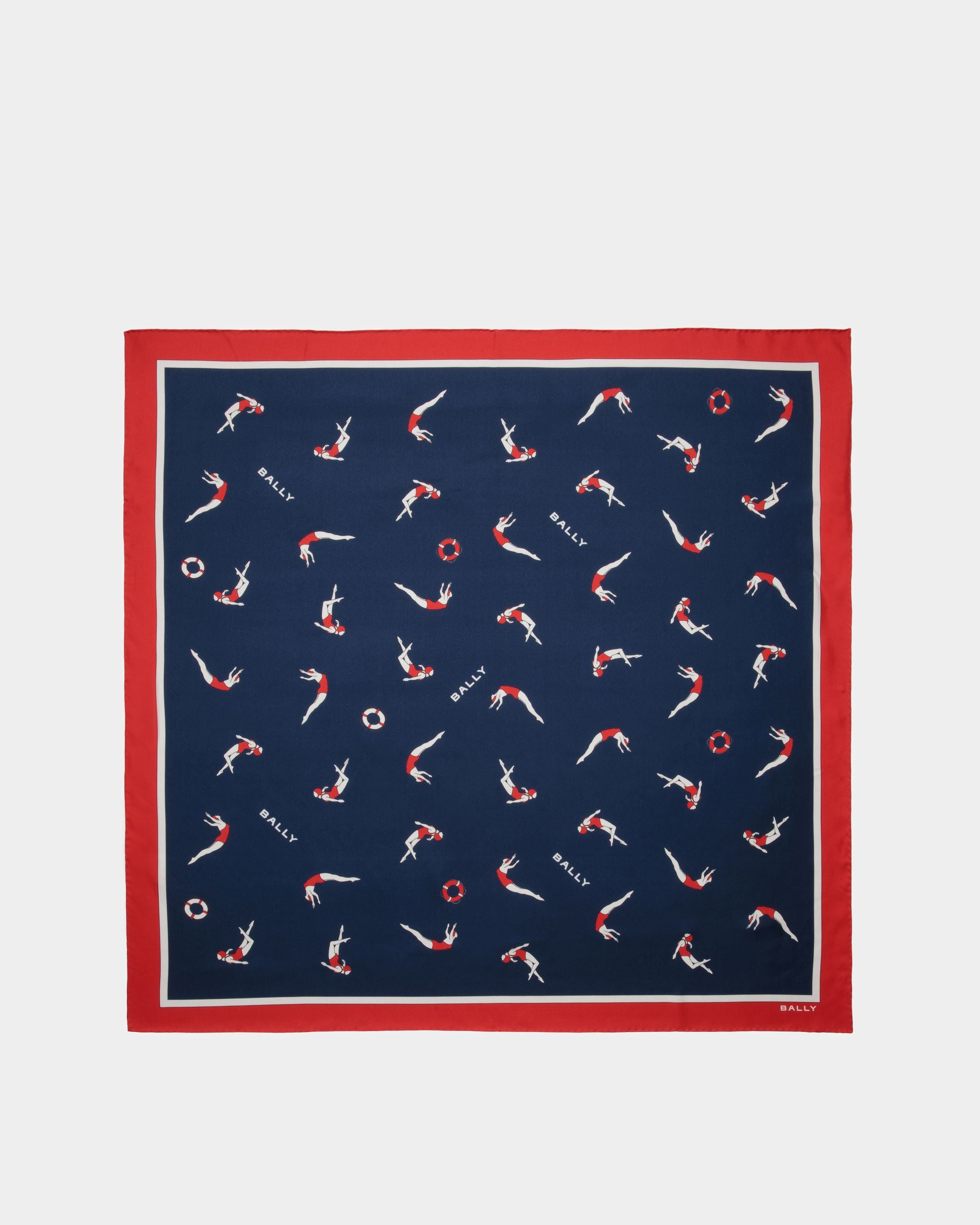 Foulard Carré En Soie - Femme - Bally - 01